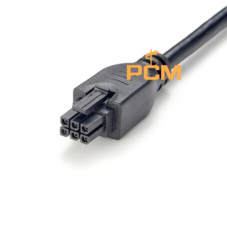 Micro-Fit Male-to-female (plug-to-receptacle) extension cable