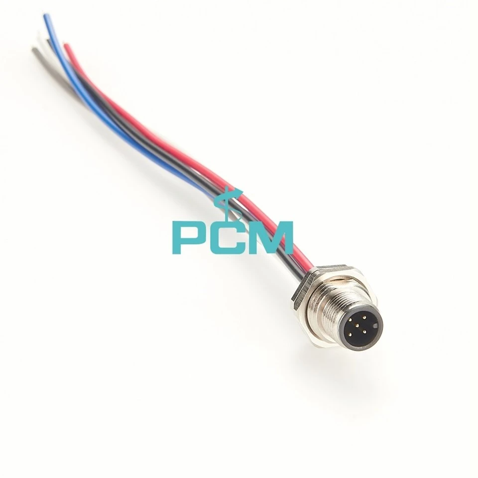 M12 Male Plug Front Fixing Wire Harness