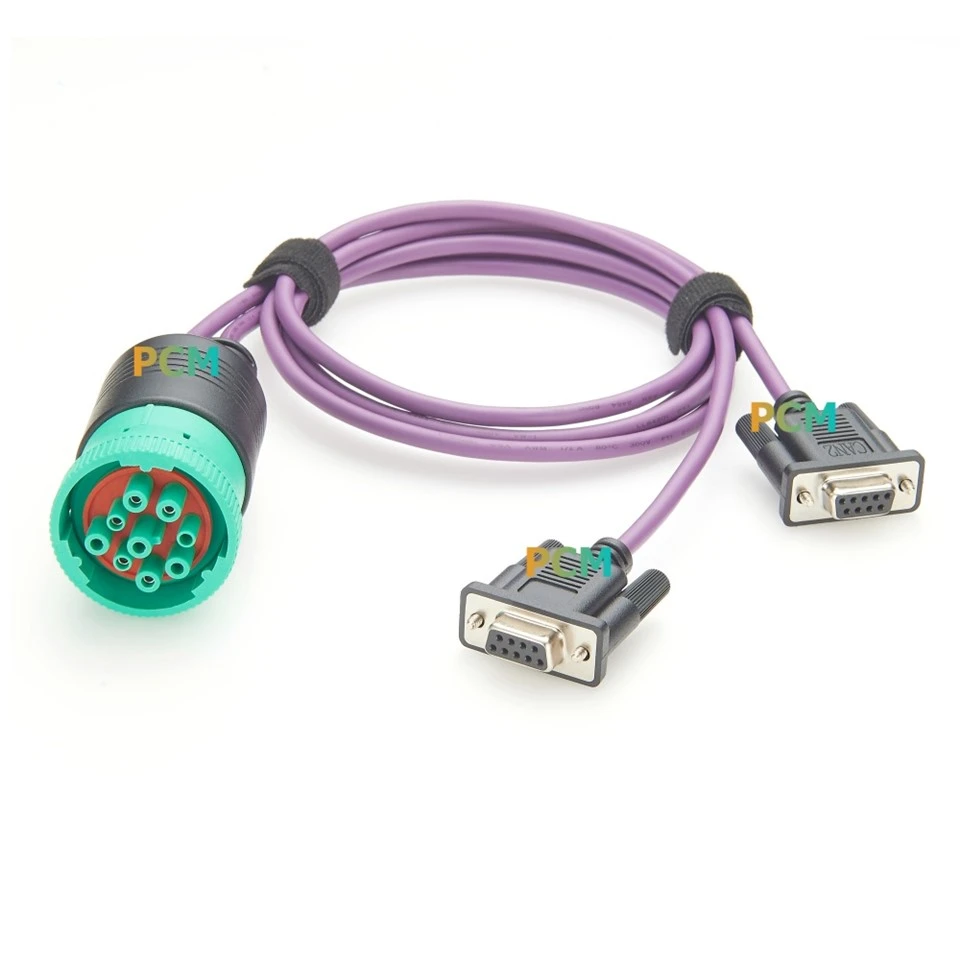 J1939 DEUTSCH Type2 To Dual DB9 Adapter Cable
