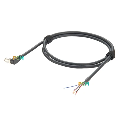 Hirose 8 pin tal-kejbil tal-qawwa tal-angolu rett