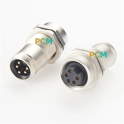 IP67 7/8" 5 Pin Male To Female Feedthru Minifast Adapter