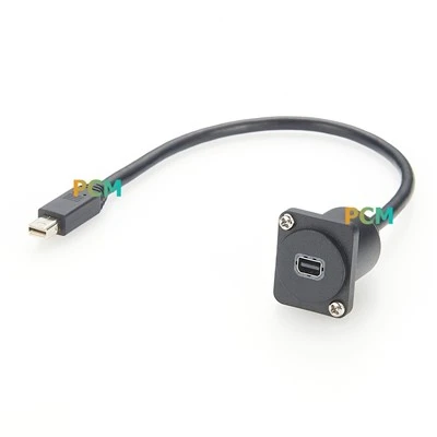 Mini DisplayPort Cable D Shell għall-Mounthead tal-Kabinett