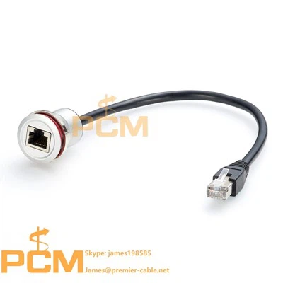 RJ45 Sokit Tond Adapter tal-immuntar tal-pannell