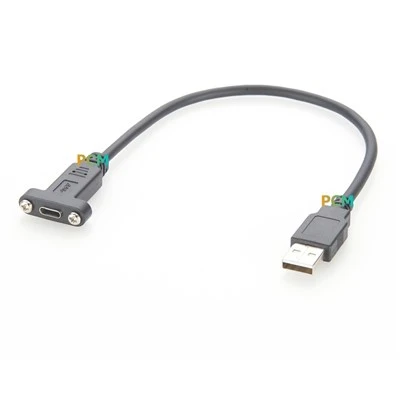 Tip-C għal USB 3. {0 kejbil bil-kamin serratura