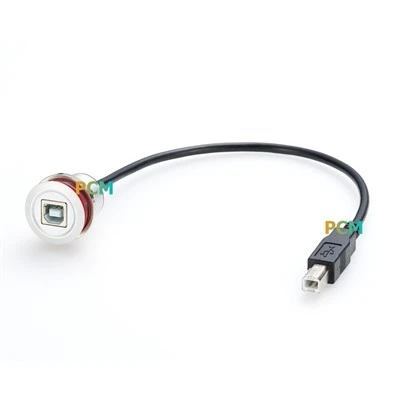 USB 2.0 Tip B Panel Mount Cable