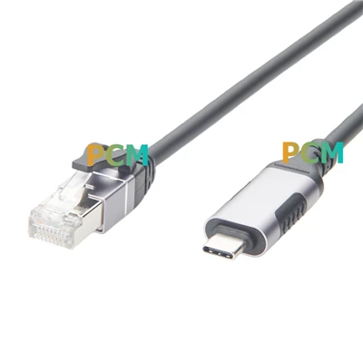 USB-C Biex RJ45 Gigabit Ethernet Cable 10cm