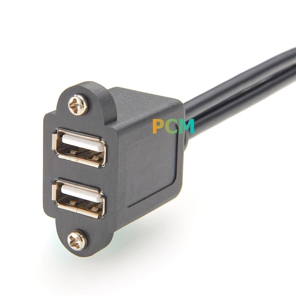Stackable USB-A Dual Port Extension Cable best